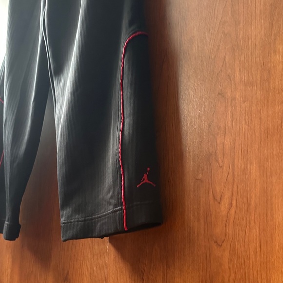 Jordan Other - Jordan Black Pants with Red Jumpman and Piping